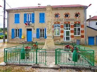 The town hall in Lahaymeix