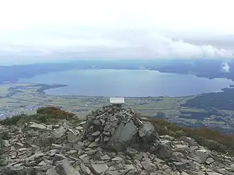 Lake Inawashiro viewed from Mount Bandai