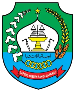Coat of arms of Southwest Aceh Regency