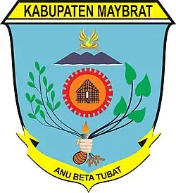 Coat of arms of Maybrat Regency