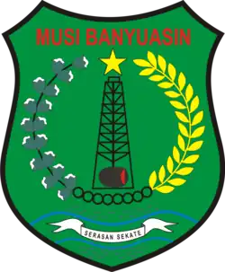 Coat of arms of Musi Banyuasin Regency