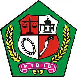 Official seal of Pidie Regency