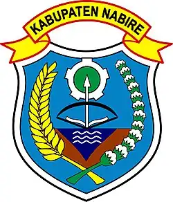 Coat of arms of Nabire Regency