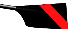 Image showing the rowing club's blade colours
