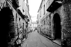 A road of Lancusi in 1980