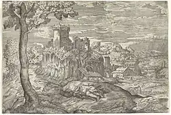 Landscape with castle ruins, Rijksmuseum, Amsterdam