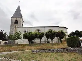 The church in Laneuville-au-Rupt