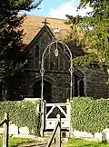 Lantern gate at Boughton Malherbe church