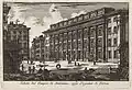Veduta del Tempio di Antonino, oggi Dogana di Terra (View of the Temple of Antoninus, now the Land Customs Office in Rome), the Hadrianeum, a reduced copy of her father's view