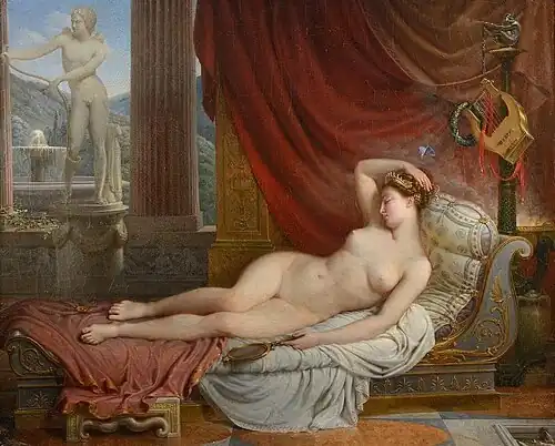Sleeping Psyche by Louis-Julien-Jean Aulnette du Vautenet