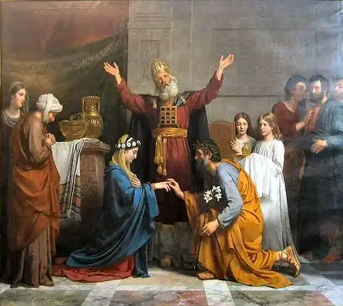 "The Marriage of the Virgin" by Alexandre-François Caminade (1783-1852)