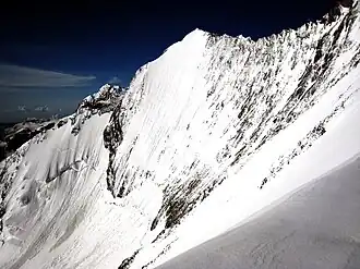 Lenzspitze northeast face