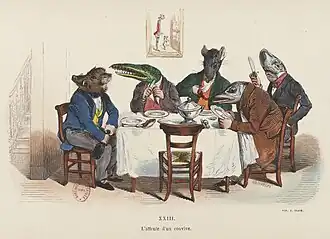 No. 23: L'attente d'un convive (Waiting for a guest).