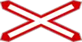 Level crossing (one track)