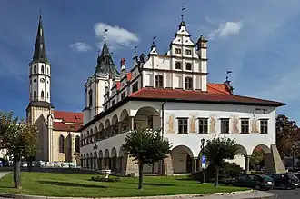 Old Town Hall in Levoča, now Slovakia