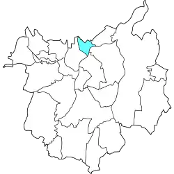 Location of Lhotka in Ostrava