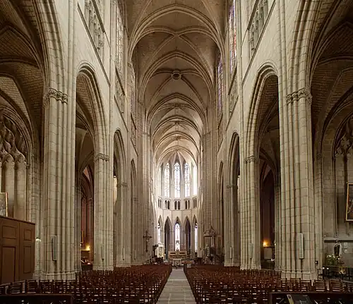 The nave looking toward the choir
