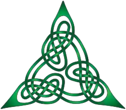 Design influenced by illustration in the Lindisfarne Gospels