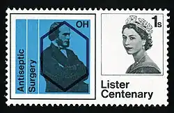 Lister 1 shilling centenary stamp