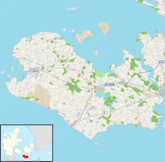 Nysted is located in Lolland