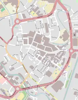 Weavers' Triangle is located in Burnley town centre