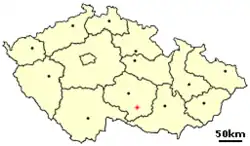 Location of Budíkovice