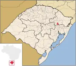 Location of Farroupilha