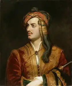 Lord Byron in Albanian Dress, 1813