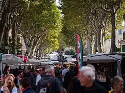 Lorgues Tuesday market