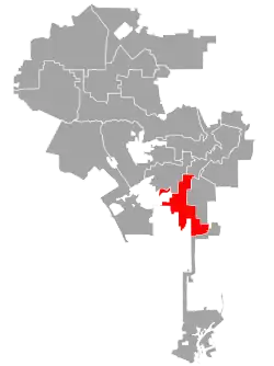 Map of the district