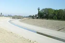 Los Angeles River at Victory and White Oak