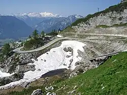Loser Panorama Road, in the background the Hoher Dachstein