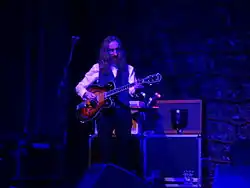 Edmonds performing with Public Image Ltd in 2013