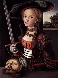 Judith with the Head of Holofernes by Lucas Cranach the Elder, 1530