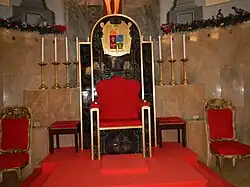 The bishop's cathedra
