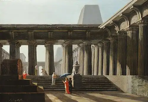 Egyptian Peristyle Court