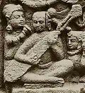 Hindu, Buddhist. Borobudur (buried section), 1890–1891. Lute resembling modern sapeh.