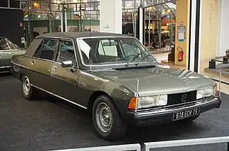 French President Valéry Giscard d'Estaing's Peugeot 604 armoured limousine by Heuliez