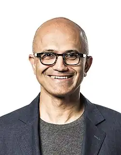 Satya Nadella 2024, 2018, and 2015 (Finalist in 2023, 2022, 2021, 2020, 2019, 2017, 2016, and 2014)