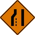 CW4-2 (I) Lane ends (left)