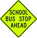 s3-1 school bus stop ahead