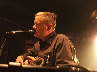 Angels of Light (Michael Gira with Akron/Family) during a concert in Warsaw, Poland, October 8, 2005