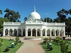 Flat roofed dalan with dome, Madan Mohan Bari, Cooch Behar