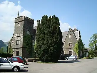 Maenan Abbey Hotel on the Abbey site
