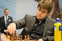 Carlsen makes a move