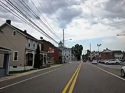 Fogelsville along westbound Main Street