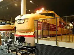 KiHa 81-3 car at the Kyoto Railway Museum