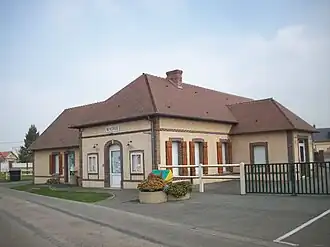 The town hall in Moisville