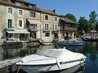 Houses around the harbour