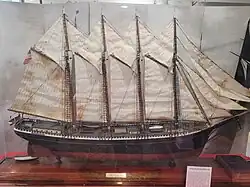 A model of the Malcolm Baxter, Jr.
